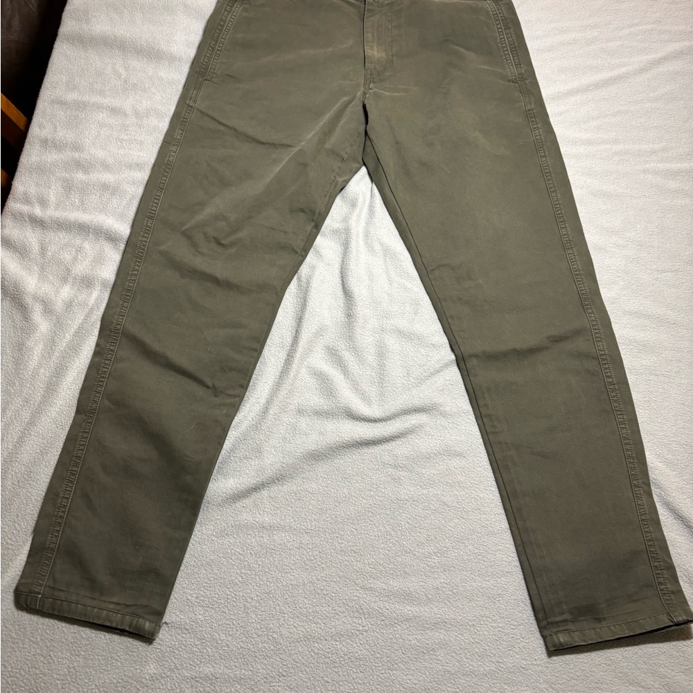 Aspesi Men's Green Chinos 16” across waistband 27” inseam